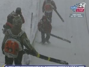 Через густий сніг перенесли другу спробу стрибків із трампліна Через густий сніг перенесли другу спробу стрибків із трампліна