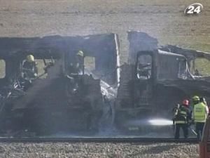 В Ізраїлі загорівся пасажирський потяг В Ізраїлі загорівся пасажирський потяг