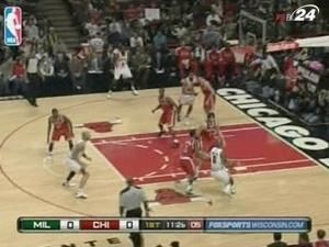 "Чикаго" на власному паркеті здолало "Мілуокі" "Чикаго" на власному паркеті здолало "Мілуокі"