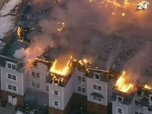 Вогонь спалахнув у недобудованому житловому комплексі у США