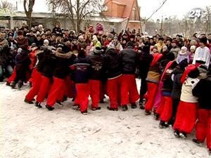 У Запоріжжі Різдво відзначили козацькою бійкою