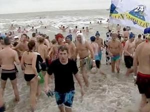 "Моржі" здійснили традиційний заплив у Північному морі