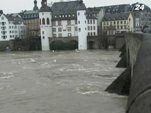 У Німеччині швидке танення снігу стало причиною повеней У Німеччині швидке танення снігу стало причиною повеней