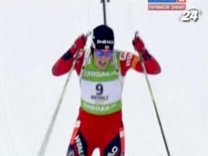 Тура Бергер тріумфувала в гонці з масовим стартом Тура Бергер тріумфувала в гонці з масовим стартом