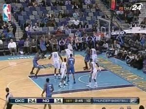 "Нью-Орлеан Хорнетс" виграли важливий матч в "Оклахоми" "Нью-Орлеан Хорнетс" виграли важливий матч в "Оклахоми"