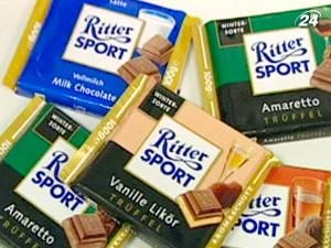 Успіх шоколаду Ritter Sport полягає в квадратних формах плиток Успіх шоколаду Ritter Sport полягає в квадратних формах плиток