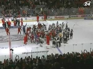 Перед матчем усіх зірок команди провели показове шоу Перед матчем усіх зірок команди провели показове шоу