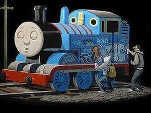 Бенксі та Борат здійснили грандіозний обмін Бенксі та Борат здійснили грандіозний обмін