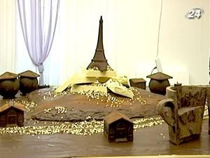 На львівське свято шоколаду пішло 3 тонни солодкого продукту