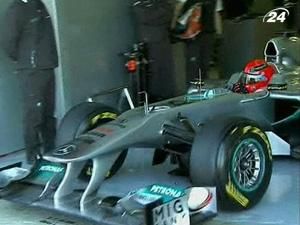 Болід "Mercedes GP" – найшвидший на прямих Болід "Mercedes GP" – найшвидший на прямих