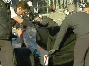 Новий болід Mercedes не пройшов краш-тесту Новий болід Mercedes не пройшов краш-тесту