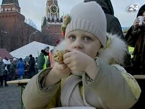 Росіяни святкують Широку Масляну