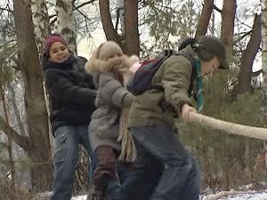 Столичні скаути влаштували ігрові проводи зимі Столичні скаути влаштували ігрові проводи зимі