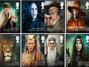 Маги з "Гаррі Поттера" на нових марках Маги з "Гаррі Поттера" на нових марках