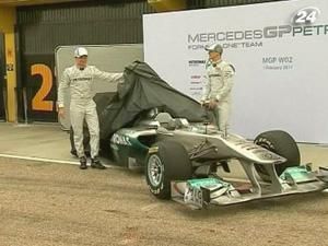 Болід Mercedes GР - найкоротший у пелотон Болід Mercedes GР - найкоротший у пелотон