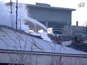 В столице горел дворец культуры "Большевик"