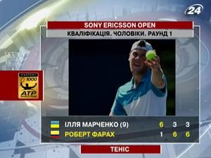 Марченко проиграл матч первого круга квалификации Мастерса