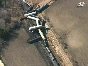 На півдні провінції Онтаріо з рейок зійшли 20 вагонів товарняка На півдні провінції Онтаріо з рейок зійшли 20 вагонів товарняка