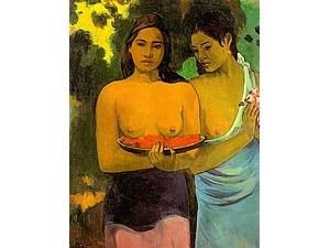 Посетительница музея побила картину Гогена Посетительница музея побила картину Гогена