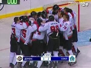 ХК "Донбасс" прервал гегемонию киевских клубов ХК "Донбасс" прервал гегемонию киевских клубов