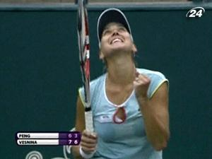 Елена Веснина сыграет в финале турнира в Чарльстоне