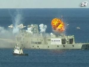 В Австралии затопили фрегат военного флота В Австралии затопили фрегат военного флота