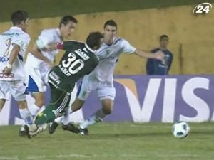 Екс-динамівець Клебер приніс перемогу "Палмейрасу" Екс-динамівець Клебер приніс перемогу "Палмейрасу"