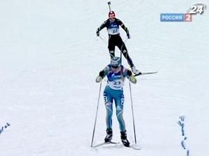 Вита Семеренко победила в спринте Вита Семеренко победила в спринте