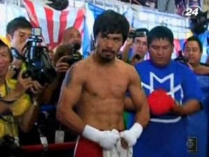 Мени Пакьяо начал готовиться к бою против Мозли в США Мени Пакьяо начал готовиться к бою против Мозли в США