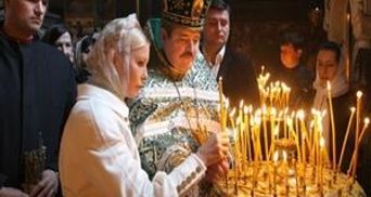 У Великодню ніч Тимошенко відвідала чотири церкви