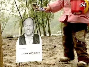 Активисты высадили саженцы на месте вырубленных деревьев возле Днепра Активисты высадили саженцы на месте вырубленных деревьев возле Днепра