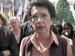 У Тбілісі кілька тисяч опозиціонерів вийшли на акцію протесту У Тбілісі кілька тисяч опозиціонерів вийшли на акцію протесту