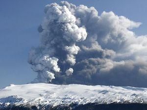 Облако вулканического пепла движется на Германию и Польшу Облако вулканического пепла движется на Германию и Польшу