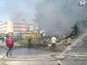 В Кременчуге взорвался магазин пиротехники В Кременчуге взорвался магазин пиротехники