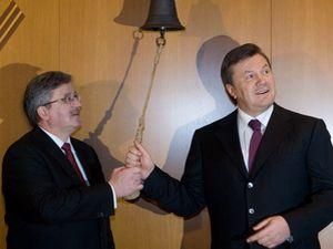 Коморовский "замолвил слово" за Украину Коморовский "замолвил слово" за Украину