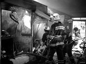 На ринку у Києві згоріли 56 торгових павільйони На ринку у Києві згоріли 56 торгових павільйони