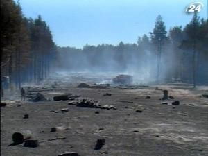 Полтавщина: рятувальники 6 годин боролися з вогнем Полтавщина: рятувальники 6 годин боролися з вогнем