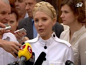 Тимошенко просит отпустить ее на сессию ПАСЕ
