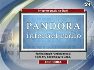 Капіталізація Pandora Media після IPO досягла $2,6 млрд. Капіталізація Pandora Media після IPO досягла $2,6 млрд.