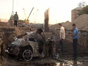 Вночі у Києві розбився і згорів спорткар Porsche 911 Carrera