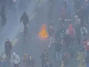 В Чили произошли столкновения с полицией 