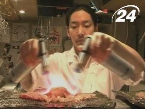 В Японии популярны мясные суши В Японии популярны мясные суши