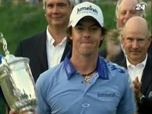 Рори Макилрой выиграл свой первый турнир "Major Championships"