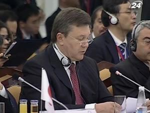Янукович: Наша співпраця з Росією на користь усьому світу