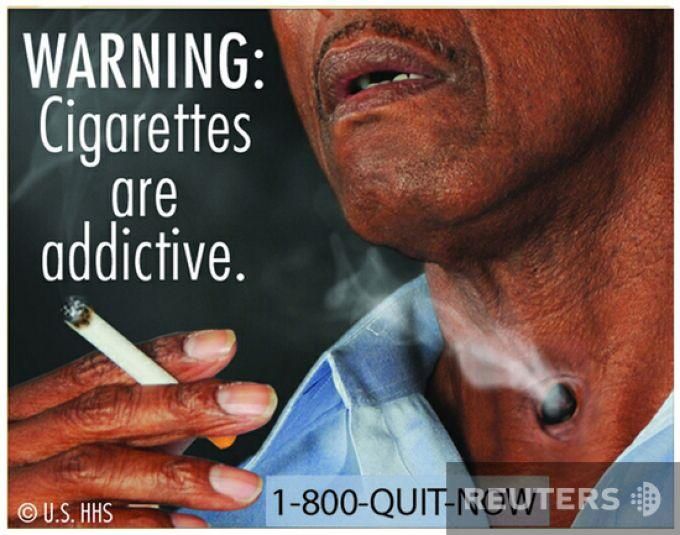 Американці вибрали найстрашніші зображення про небезпеку куріння