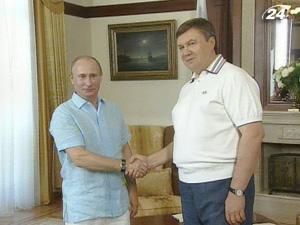Янукович и Путин провели неофициальную встречу