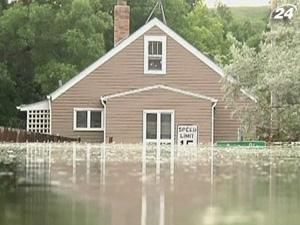 Север США страдает от мощных наводнений