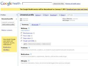 Google откажется от медкабинета в Интернете