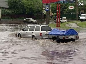 За 4 дня в Черкассах выпала почти двухмесячная норма осадков