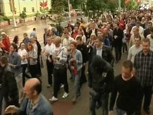 У Білорусі затримали близько 200 учасників акції протесту